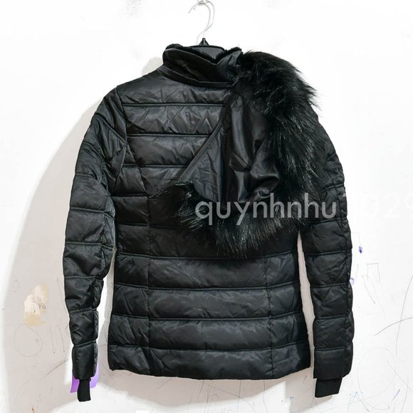NWT Nautica women Puffer Jacket in  Black - Picture 6 of 9